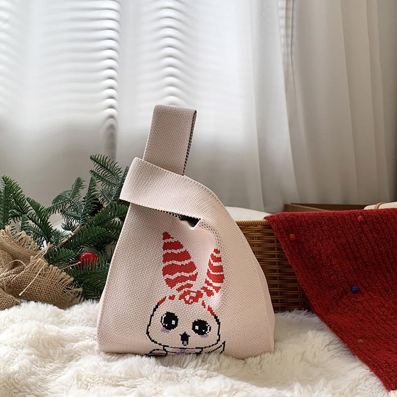 2025 Year of the Snake Knitted Festive Gift Bag: Creative and Practical for Weddings, Company Gifts, and Candy Souvenirs.