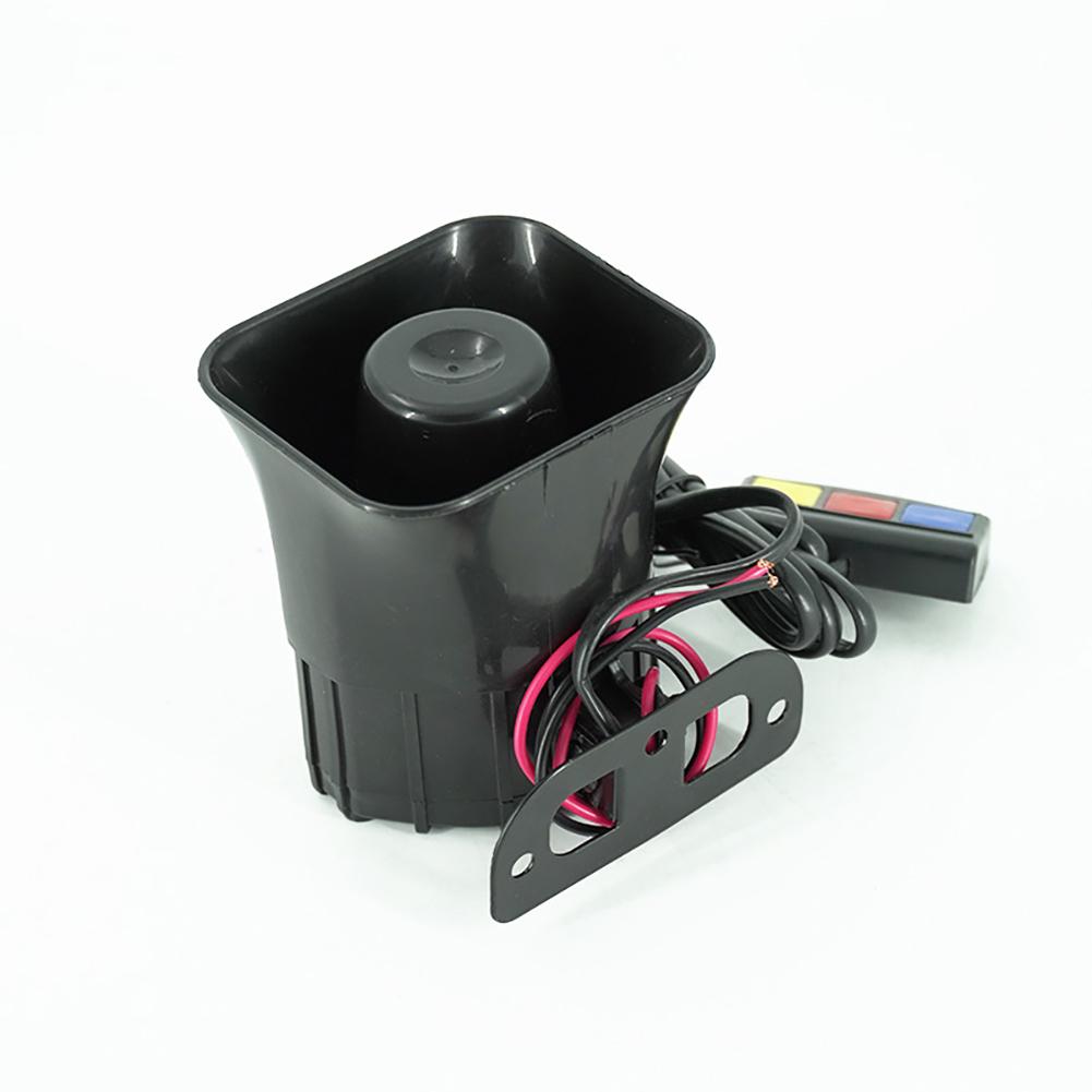 Car 3‑Tone Sound Loud Megaphone Speaker 30W PA Speaker System Emergency Sound Amplifier 12V Universal For RV Boat Truck Parts