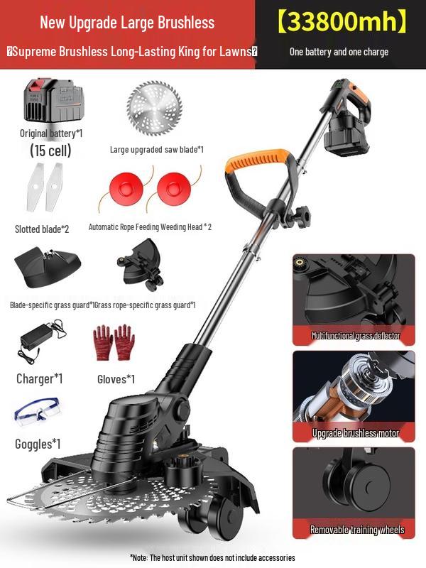 

TURBOSUN Supreme Brushless Cordless Lawn Mower CN plug (adapter included)