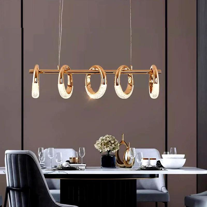 Home Decor LED Pendant Light for Living Dining Room Restaurant Kitchen Hanging Indoor Decoration Chandeliers Lighting Fixtures