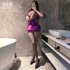 Large size fat M sexy underwear hip skirt sexy free secretary uniform temptation small chest pajamas pure desire