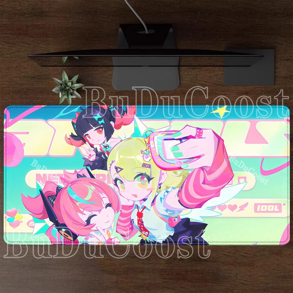 Games ZZZ AOD Angel Phantom Cute No Zen Zone Zero Anime Kawaii Girl Mousepad Aria Sunna Nangong Yu Computer Keyboard Mousepad