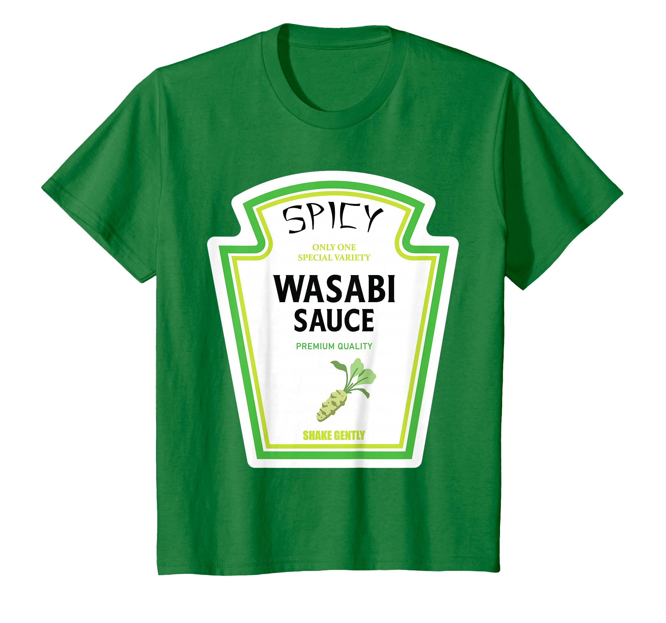 Wasabi Sauce Halloween 2023 Costume Family Ketchup Mustard T-Shirt