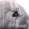 1PCS Halloween Horror Glowing Sound Control Spider Cotton Skull Prop Ghost House Secret Room Courtyard Decoration Decor