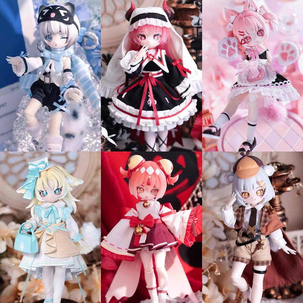 Authentic Sakura Park Start Again Series 1/12 Bjd Blind Box Movable Joint Doll Action Figure Anime Figure Model Mystery Gift