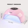 SUNX12 Professionelle Nageltrocknermaschine 18 LED UV-Lampe zum Aushärten aller trocknenden Nägel Gel-Politur USB Maniküre Salon Ausrüstung Werkzeuge