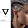 Geometric Octagon Hoop Earrings for Men, Hexagon Hoops, Stainless Steel Honeycomb Hoops Minimalist Earrings Men Jewelry