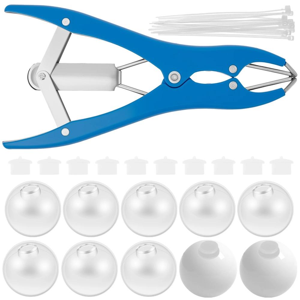 10/15/20Pcs DIY Stress Ball Kit Make Your Own Stress Toy Blank Pressure Ball Skin DIY Kit with Expander Tool for Adults Beginner