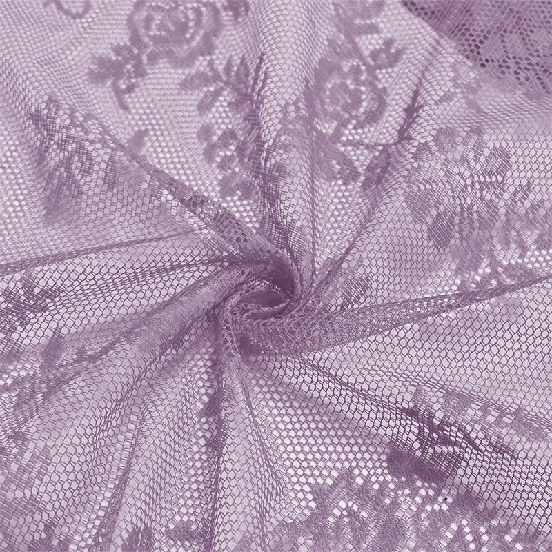 1pc Romantic Lace Sheer Curtain Flower Lace Window Curtains for Living Room Bedroom Home Window Screening Rod Pocket