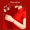 2026 Year of the Horse Silver Blessing Bracelet for Babies: Luxurious Woven Red String Hand Rope in New Chinese Style
