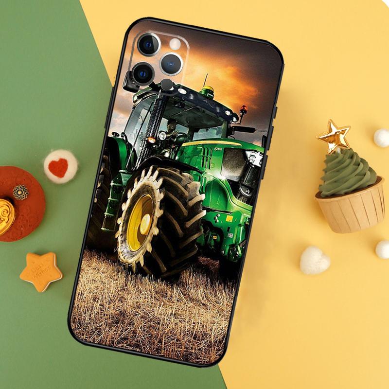 

Farm Vehicle Tractor Phone Case For iPhone 17 17Air 16 15 14 13 11 12 Pro Max 12 13 Mini 16E Shockproof Cover iPhone 11