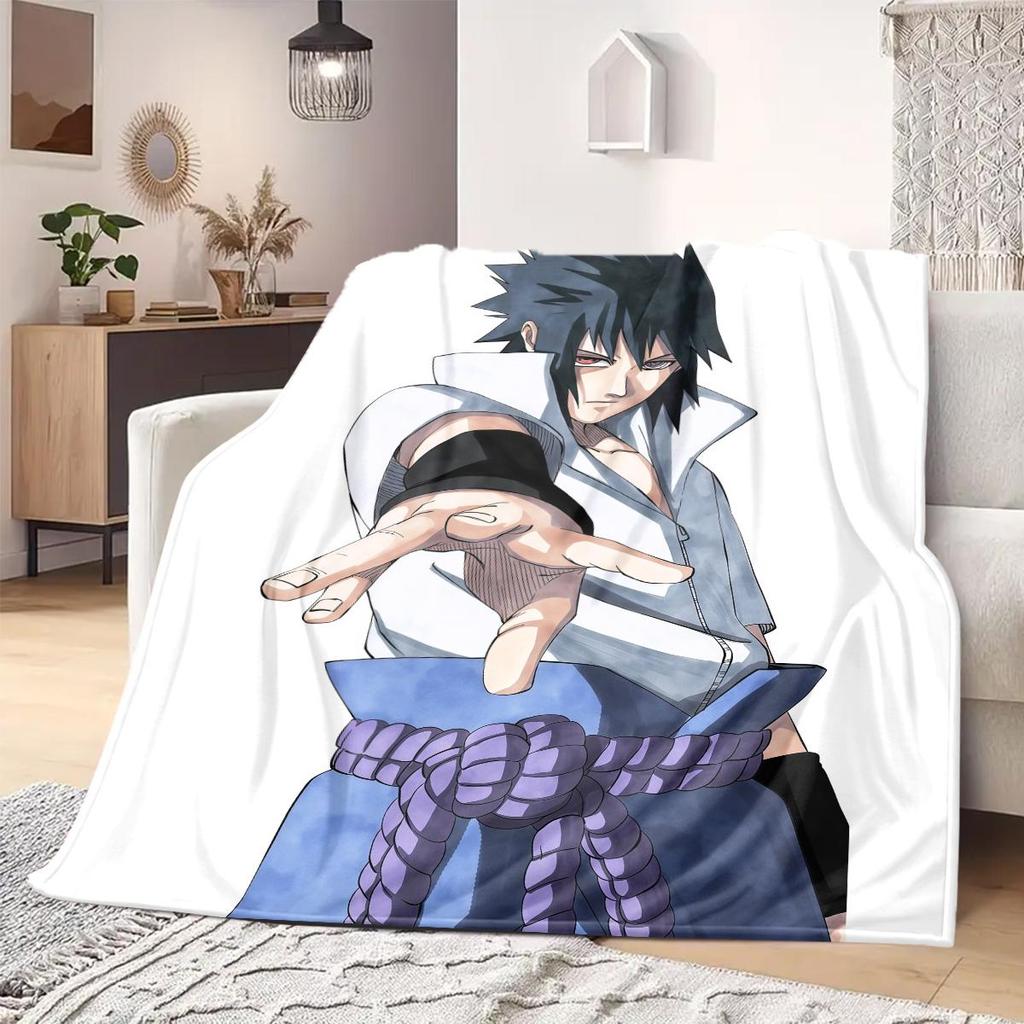 Naruto Anime Print Blanket Warm  Comfortable Flannel Blanket Suitable for Bedrooms, Sofas, Beds, Chairs, Picnics, Travel