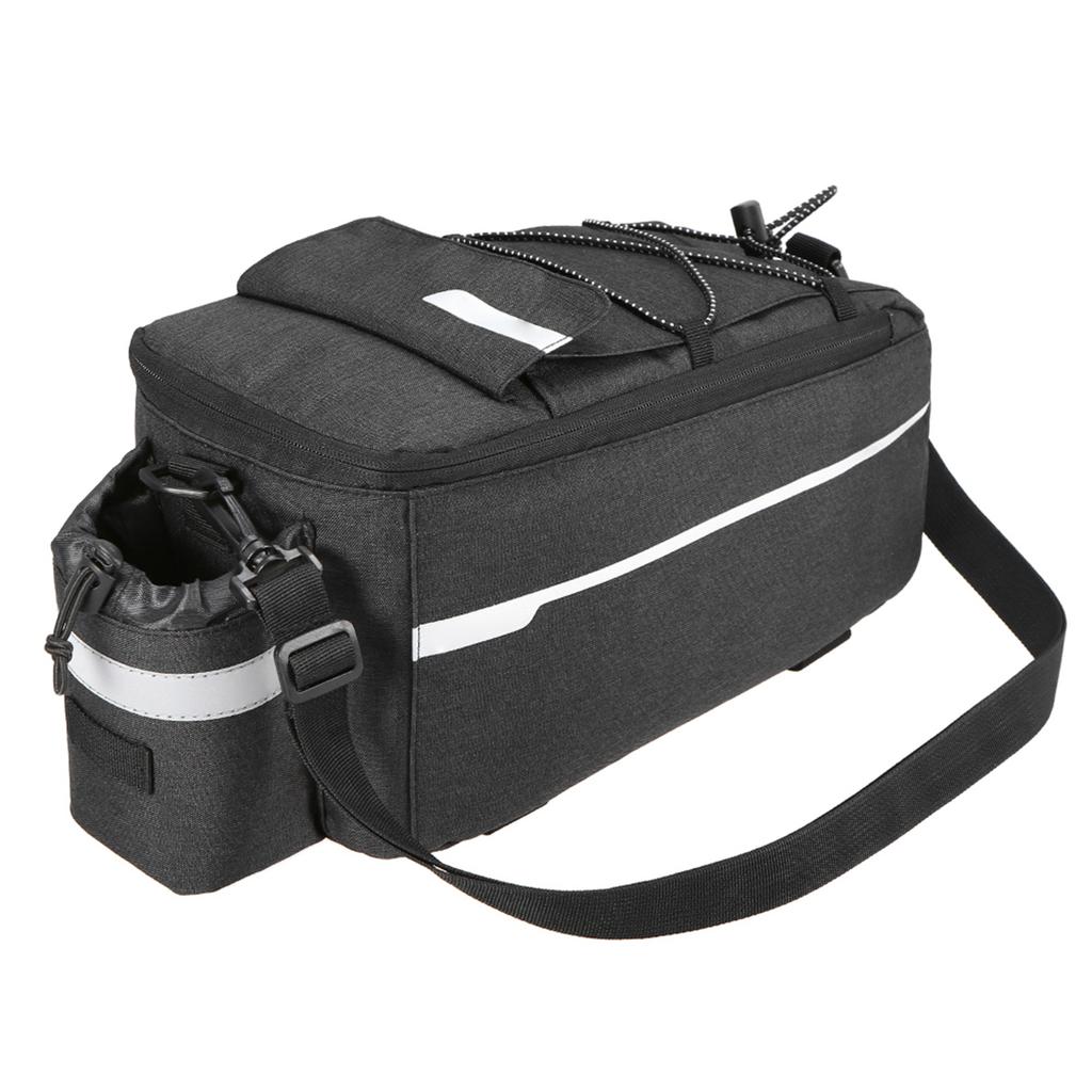 Lixada Insulated Trunk Cooler Bag Cycle Bicycle Rear Rack Storage Luggage Bag Reflective MTB Bike Pannier Bag Shoulder