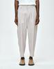 Giosngio Timeless Pleated Volume Pants Light Beige Zi3Pt396Le
