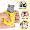 1 Box of Cute Cheese Mouse Squeeze Cup Toys Colorful, Playful Sensory Stress Relief for Teens and Adults, Ideal Christmas Halloween Party Gift,