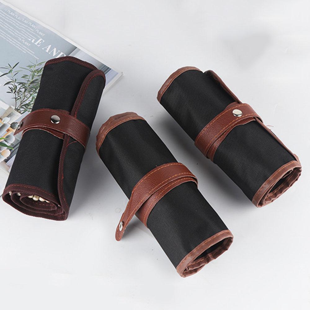 Professional Pencils Roll Up Case Set 36 Colors Art Drawing Pencils Bag Sketching Supplies Organizer for Travel Portable School