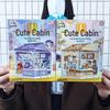 Illuminated Educational Cabin Building Toy Set for Kids