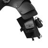 Vikinges Faux Leather Single Pauldron Shoulder Armour,Medieval Knight Shoulder Armour for LARP/Cosplay