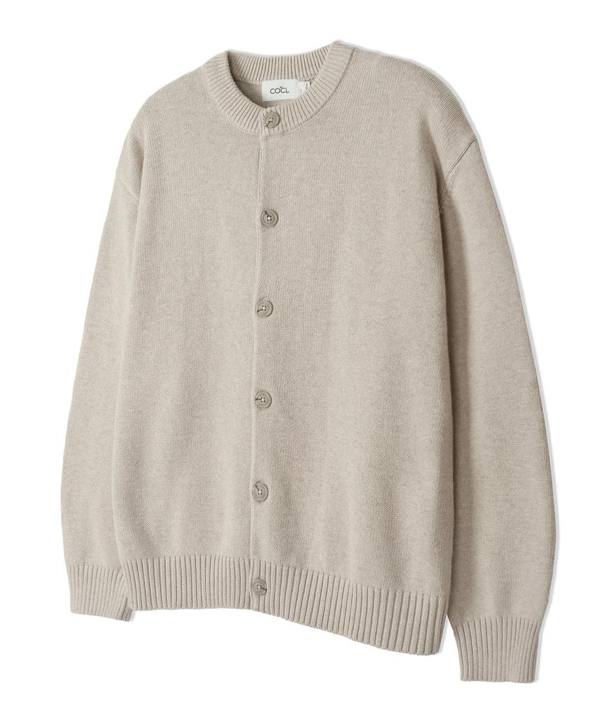 Costume O’Clock Soft Basic Round Cardigan Oatmeal Cooscd020Oatmeal