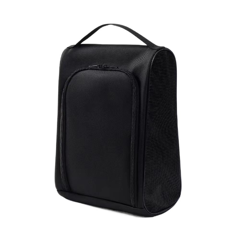 Portable Golf Shoe Bag Hand-Held Separate Compartment Dustproof Shoe Bag Lightweight Breathable Oxford Cloth Shoe Carrier
