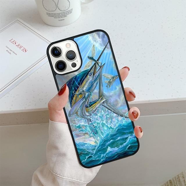 Trout Panel fish Fishing Phone Case For iPhone 13 12 Mini 14 15 16 Cover For Apple 11 Pro Max 6S 8 7 Plus SE2020 Coque