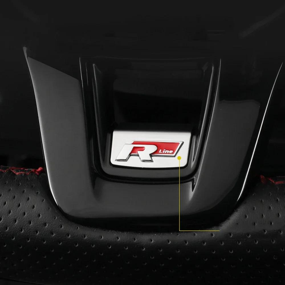 efg1 Car Steering Wheel Logo Emblem Sticker Decals for Volkswagen VW Jetta Touran POLO Golf MK4 MK5 MK7 Tiguan Passat TSI TDI