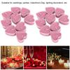 18Pcs Heart Shaped Candle   Romantic Dinner Candlelight Decorations Ornaments