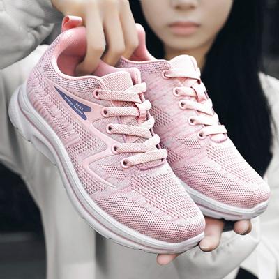 Schuhe Damen Frühling Neue Damenschuhe, Koreanische Laufschuhe, Atmungsaktive Weiche Sohle Paar Sportschuhe