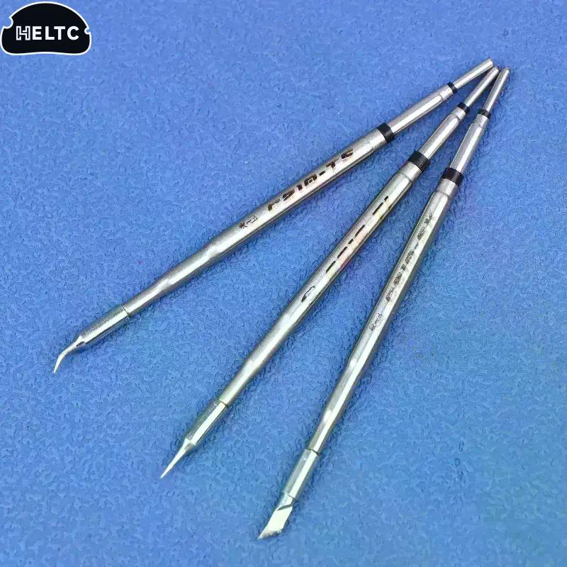 1PCS Silver C210 Sereis Soldering Iron Tips C210-TS/TI/SK Replace Tip Universal Compatible T210 Soldering Station Welding Tools