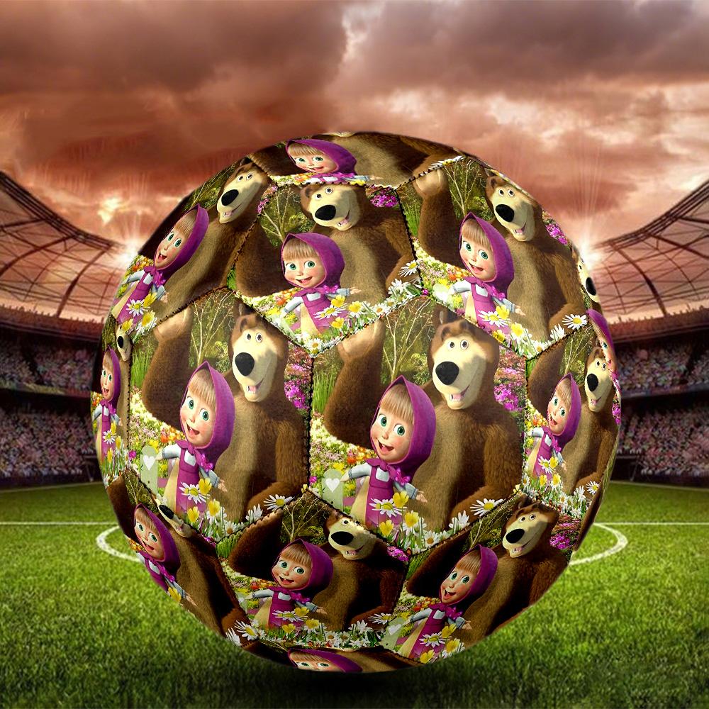Animazione a cartoni animati Dimensioni di stampa 5 Pallone da calcio, Pallone da calcio standard per partite sportive e allenamenti di squadra, Regalo ideale per i tifosi di calcio