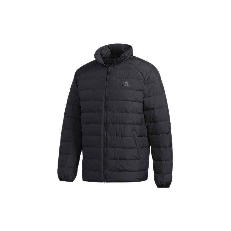 Adidas Down Jackets Men's Black Hooded Moderate 3 In 1 Down Jacket GP2916