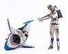 Dorohedoro Ebisu Sharks Mascot Scale ABS PVC POM Painted Movable Figure with Magnets Fig-Zero [Peace Version] 1/6 & & [Cloth Outfit]