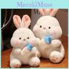 Entzückende Plüschhasenpuppe Weiches Kuscheltier für Kinder Personalisierbares Geschenk 35cm und 45cm
