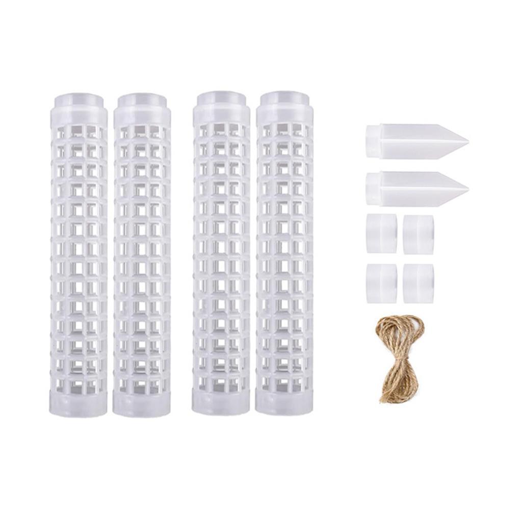 4Pcs Moss Pole 17.7inch Moss Pole Monstera Plant Support Plastic Moss Pole for Plants Monstera Self Watering Stackable