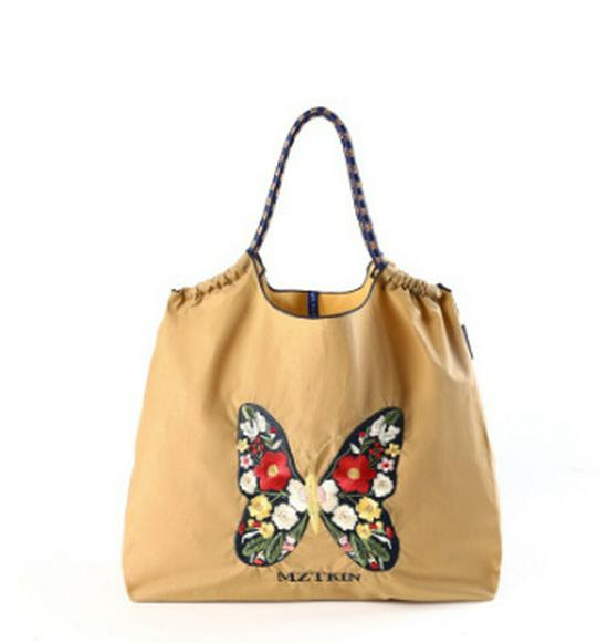 Individuelle japanische Stickerei Umweltfreundliche Damen Umhängetasche aus Canvas