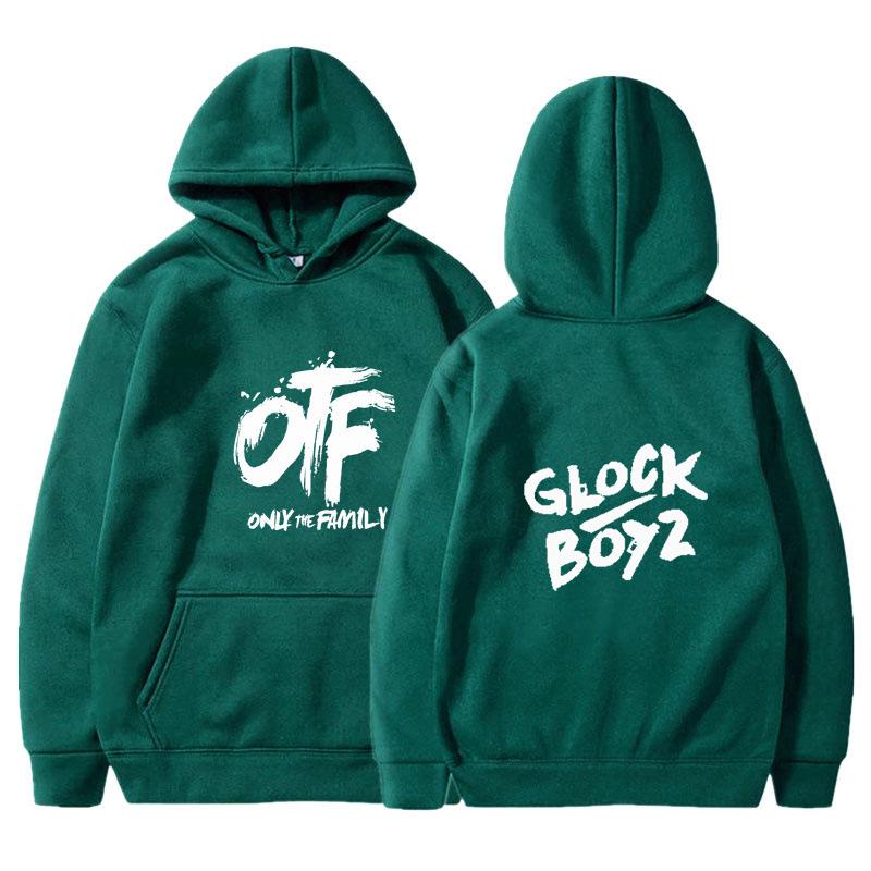 2025 new OTF letter print men's and women's hoodies spring and autumn goth casual comic pattern sweater