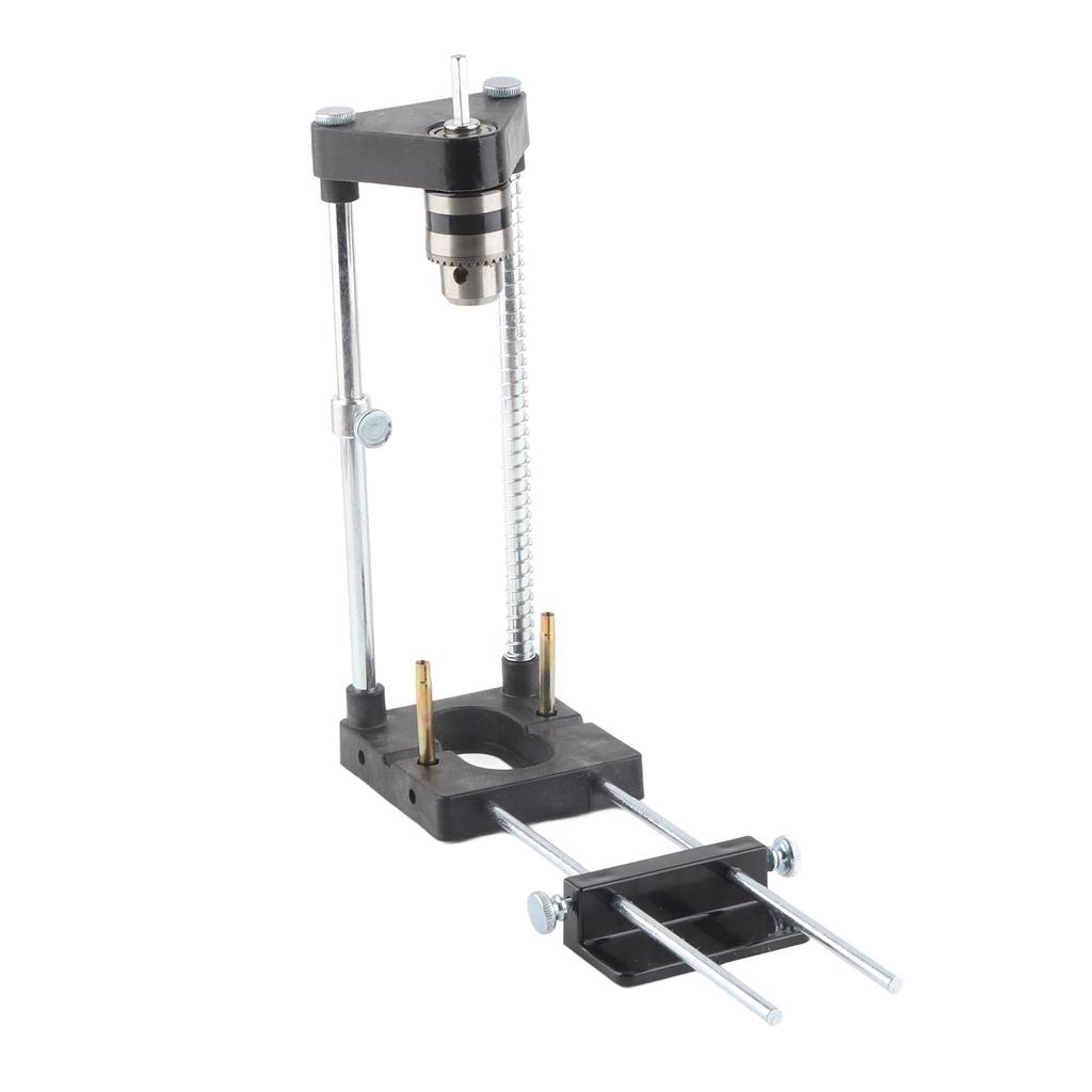 Woodworking Drill Guide Adjustable Drilling Template Hole Punch Locator for Carpenter Plastic Base