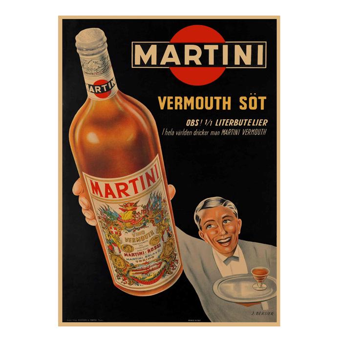 Decorazione Poster Vintage Bar da Cocktail Retrò & Nightclub