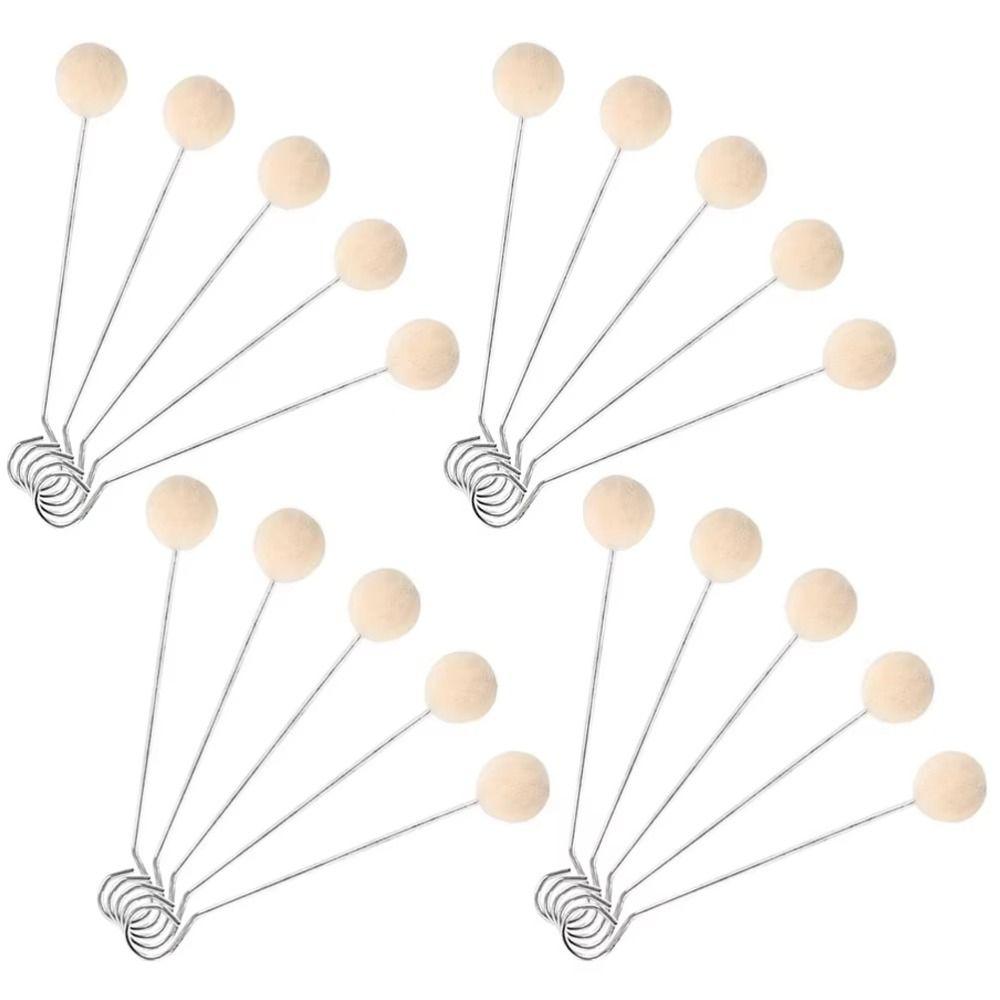 100Pcs DIY Craft Leather Wool Balls Painting Brush Leatherworking Tools  Clothes Painting