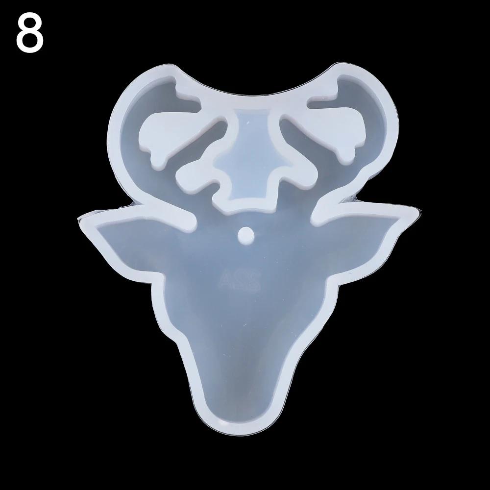 Christmas Snowflakes Coaster Casting Mold Silicone Mould DIY Crystal Epoxy Resin Mold Christmas Tree Pendant Ornament Making