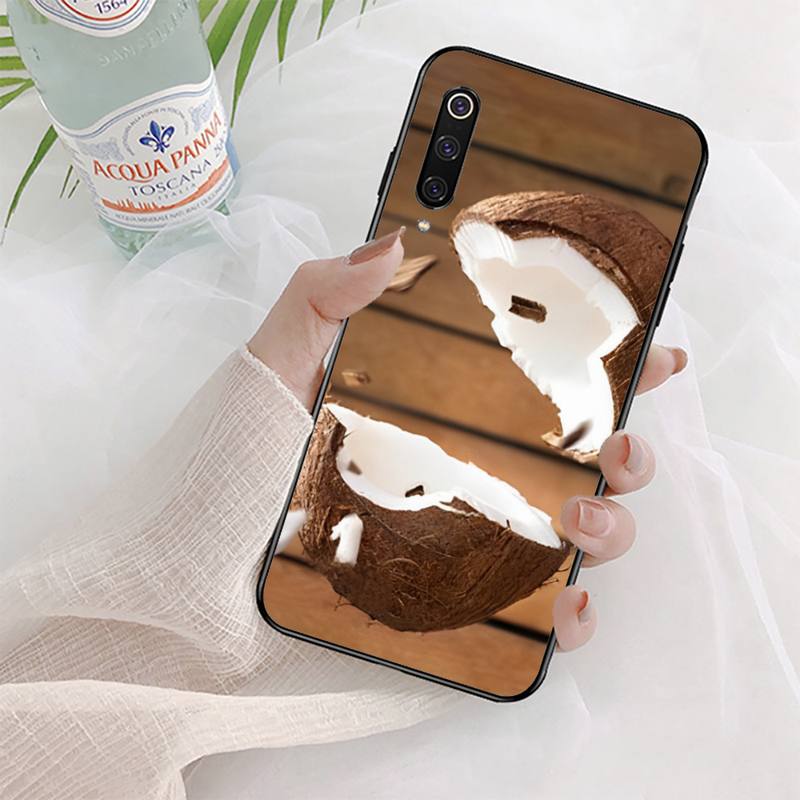 Summer Coconut Phone Case for Xiaomi Mi 5 6 8 9 10 Lite Pro SE Mix 2s 3 F1 Max2 3