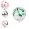 Globo de Confeti Vibrante de 12" Látex Helio Perfecto Para Cumpleaños Bodas Fiestas Memorables