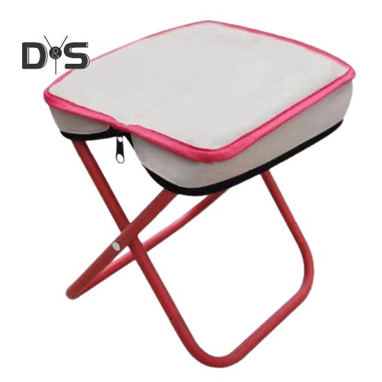 

Уличный складной табурет с сумкой для переноски, портативный, легкий, прочный, для кемпинга, пешего туризма, пикника, рыбалки, складное сиденье стула красный