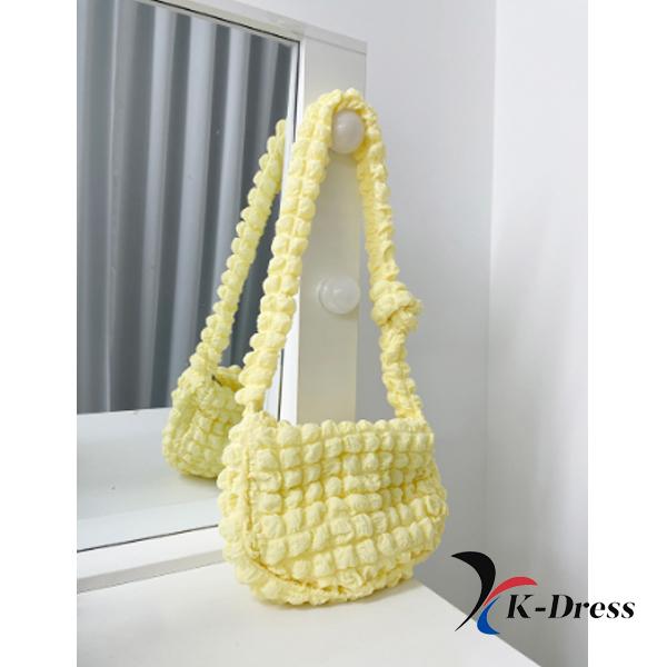 Cloud Bubble Pom-Pom Mini Crossbody Bag (5 Colors)