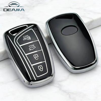 Tpu Auto Key Shell Case Cover For Hyundai Grandeur Hg Sedan Genesis G80 Santa Fe 3Dm Grand Santafe Ix45 Equus Azera