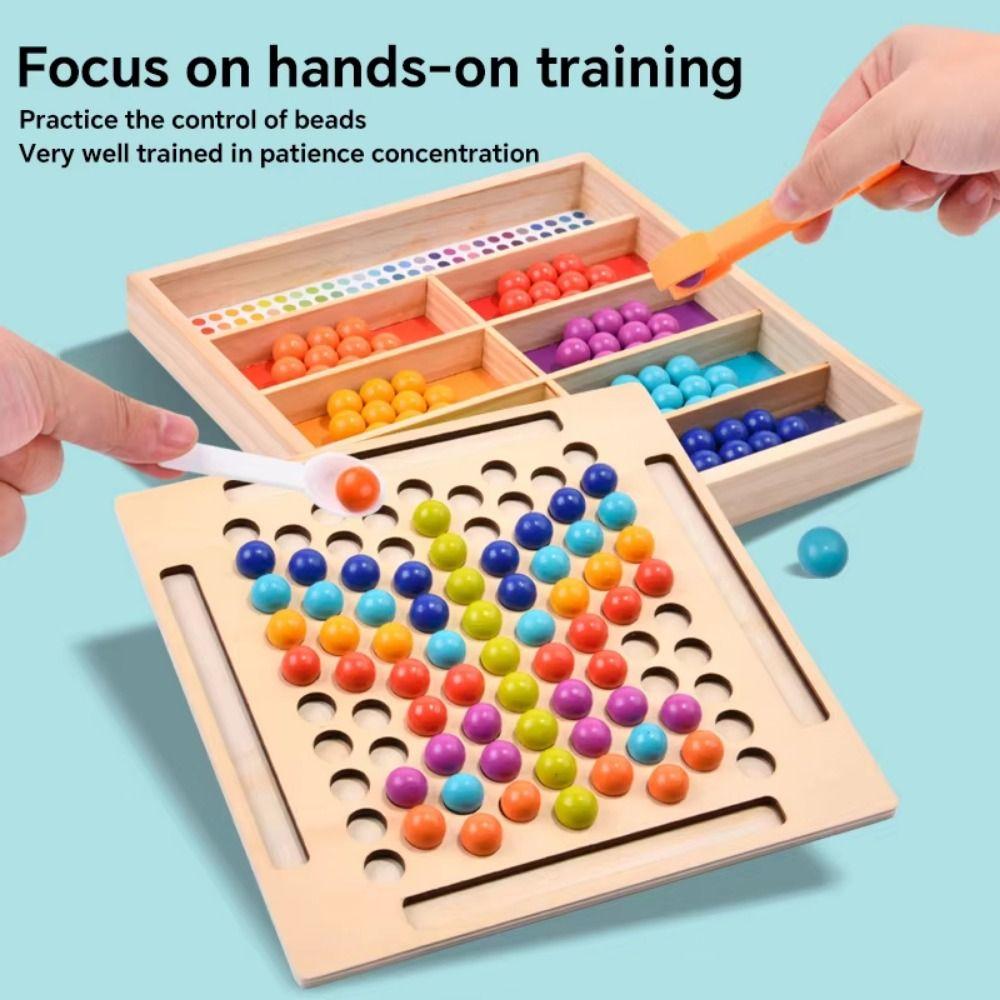 Puzzle Bead Color Matching Game Rolling Bead Color Sorting Game Birthday Gifts