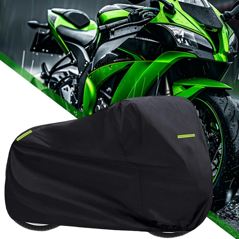 Heavy Duty Motorcycle Cover Heavy Duty Waterproof Scooter Shelter Protection Night Reflective Powersports Accessories For