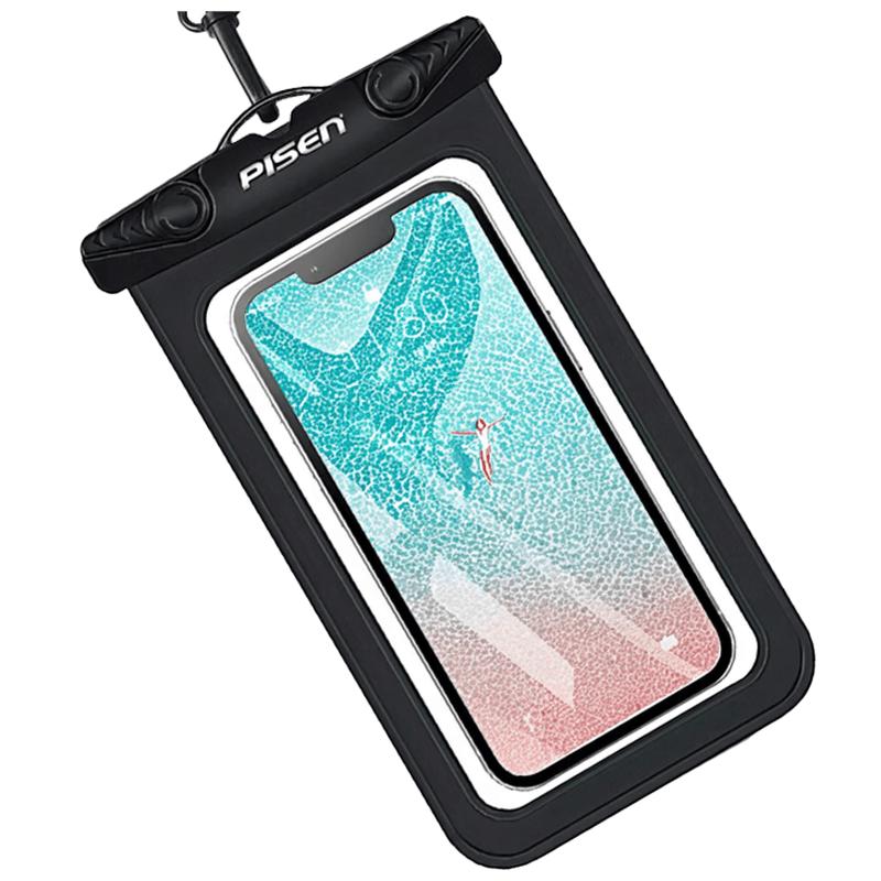 Pisen Universal Airbag Waterproof Phone Pouch with Lanyard