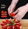 Food Grade Transparent TPE Disposable Catering Gloves - Thickened for Commercial and Household Use