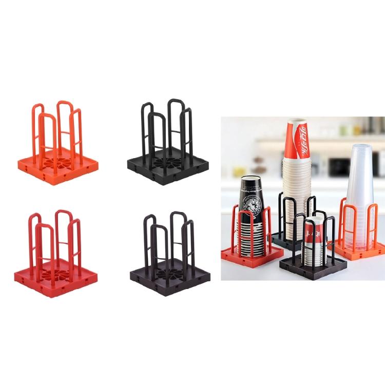 Easy To Use Cup Shelf Mutifunctional Glass Display Stand for Office Use